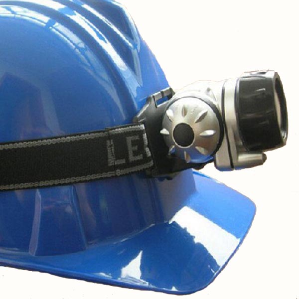 V-shape Coal Miner Hard Hat with Light