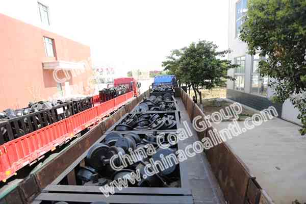 A Batch of Mine Cart Wheels of China Coal Group International Trade Company Exported To United Arab Emirates From Huangdao Port