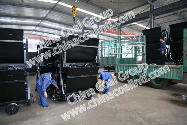 China Coal Group International Trading Company Exported A Batch of Bucket Tipping Mine Cart to Russia