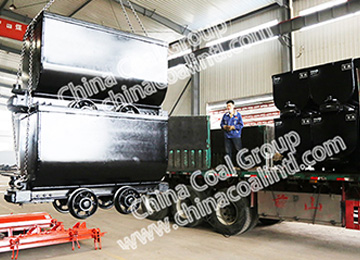 China Coal Group Send A Batch Of Narrow Gauge Mine Carts To Xinzhou City Shanxi Province