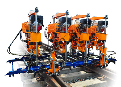 Rail Tamping Machine Operation Process