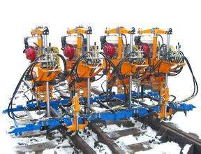 Principle and motion analysis of rail tamping machine