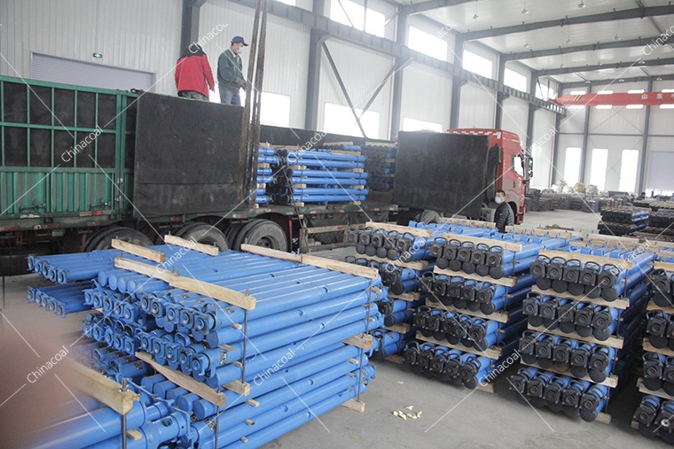 A Batch Of Mining Single Hydraulic Props Of China Coal Group Sent To Shanxi Province