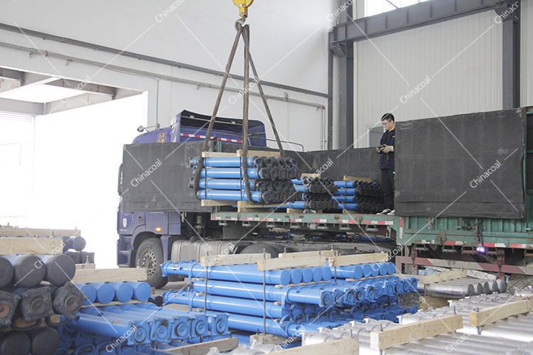China Coal Group Sent A Batch Of Suspended Single Hydraulic Props To Jincheng, Shanxi