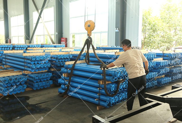 China Coal Group Sent A Batch Of Hydraulic Props To Shanxi Jincheng And Shaanxi Baoji